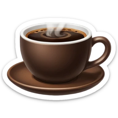 Coffee sticker