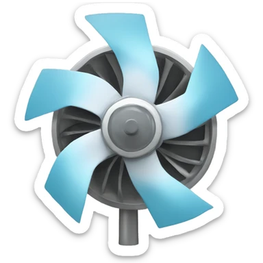 Electric turbine sticker