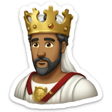byzantine king sticker