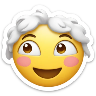 Heart with smiling face sticker