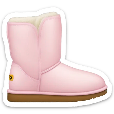 light pink uggs sticker