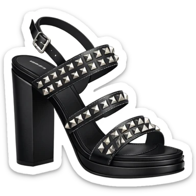 Hyperrealism, still life, Highly detailed, Stud-detail Sandals
Alexander Wang sticker