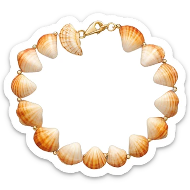 Shell bracelet sticker
