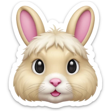 BLONDE RABBIT sticker