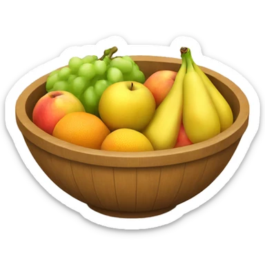 fruit bowl sticker