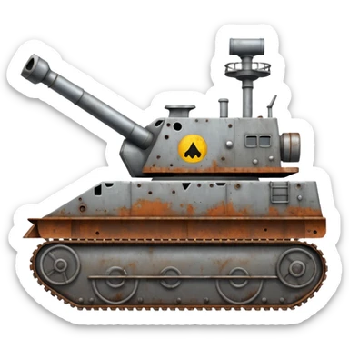 One inch destroyer sticker