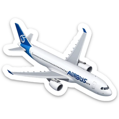 Airbus A320 - Airbus (Model Year: 2022) (Iconic colour: White) sticker
