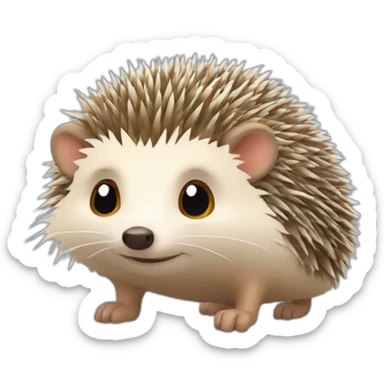 Hedgehog sticker