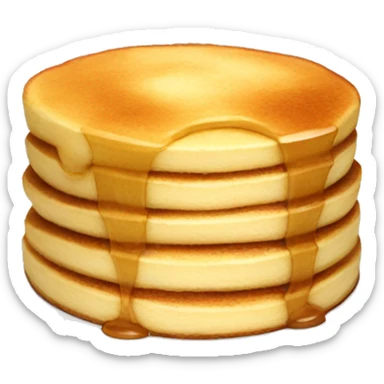Souffle pancake sticker