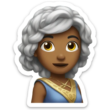 princess in a ruined country sticker