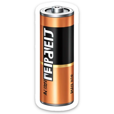 AA battery duracell sticker