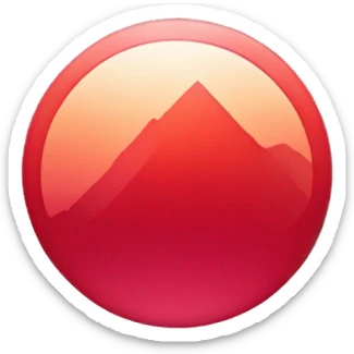 Ruby name and red sky logo  sticker