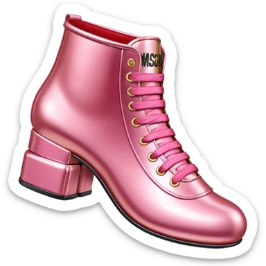 Moschino style spam can shoe sculpture  sticker