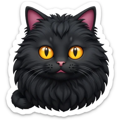 The cat Behemoth from The Master and Margarita sticker