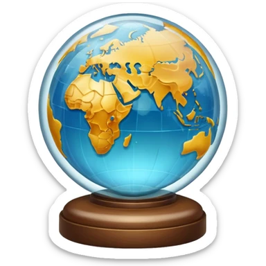 globe sticker
