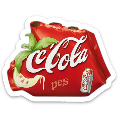 Coca-Cola, pues sticker