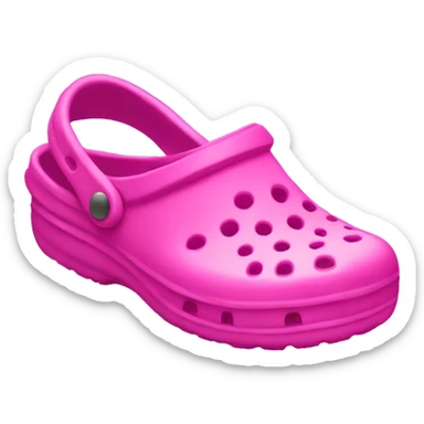 pink crocs sticker