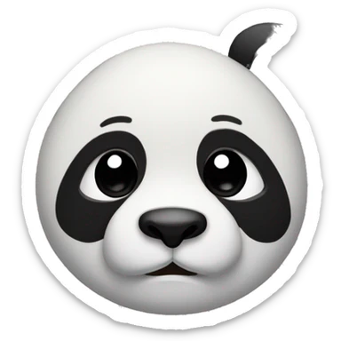 Panda borracho sticker