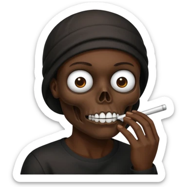 💀🤫 sticker