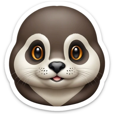 Otter ist in pinguin verliebt sticker