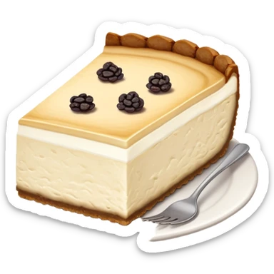 Oatmeal raisin cheesecake slice  sticker