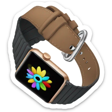 apple watch on the hand sticker