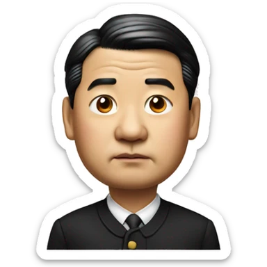Xi Jinping is thinking serious sticker