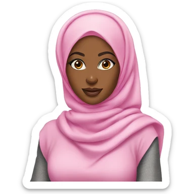 Black Hijabi Barbie sticker