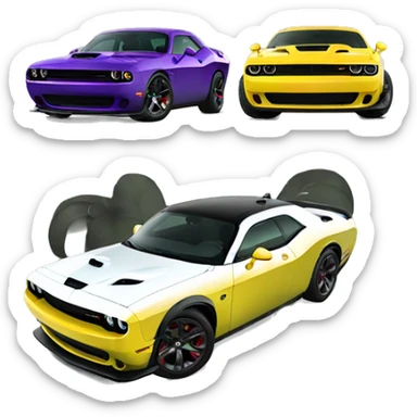Dodge challenger hellcat sticker