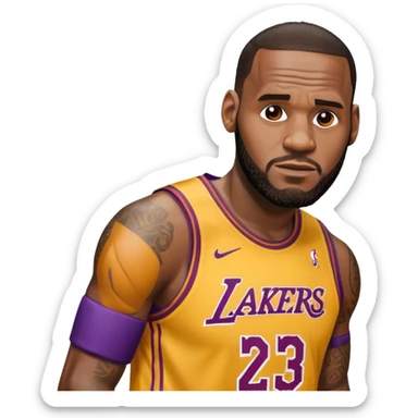 Lebron james sticker