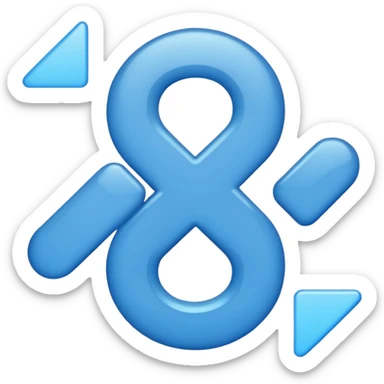 " 2026" text blue  sticker