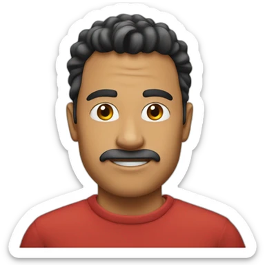 Red Guy from D.H.M.I.S sticker