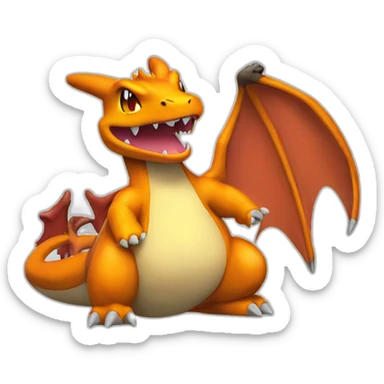 charizard molesto sticker