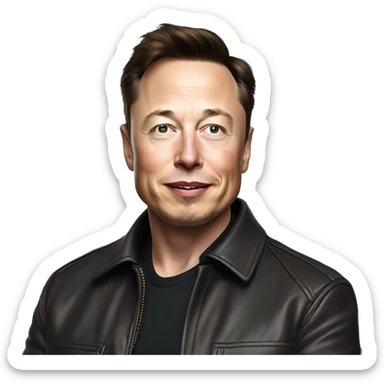 elon musk sticker