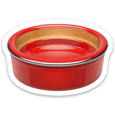 Emoji of a polished chrome rim with deep dish style and subtle reflections sticker