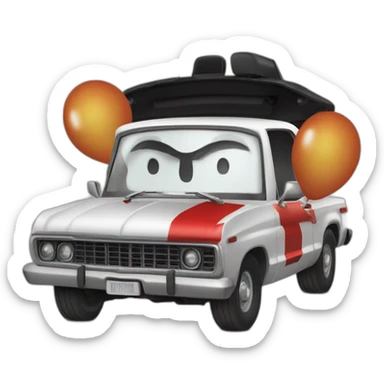 PennyWise Driving Dukes Of Hazard Car sticker