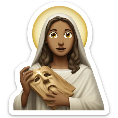 Saint Veronica with the shroud sticker