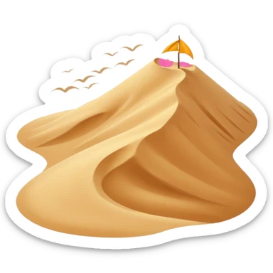 A sandy desert dune shaped by wind over time.




















































 sticker