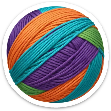 yarn ball sticker