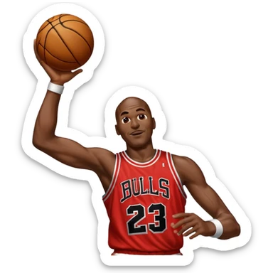 Michael Jordan dunk sticker
