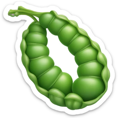 Peas in a pod crossed sticker