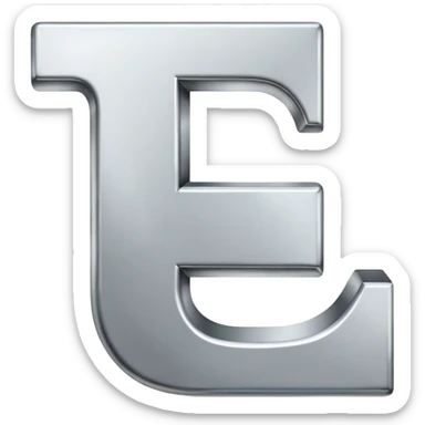 the letter "L" sticker