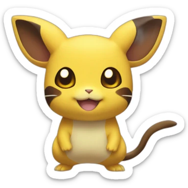 Raichu sticker