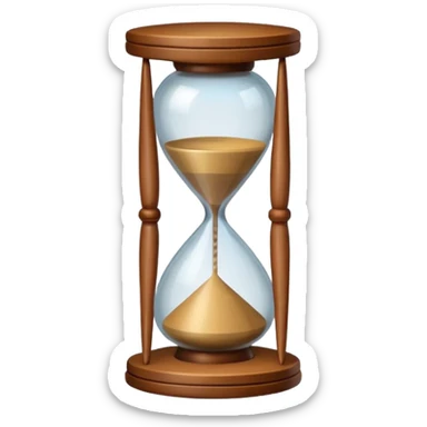 Small hourglass- shaped drum sticker