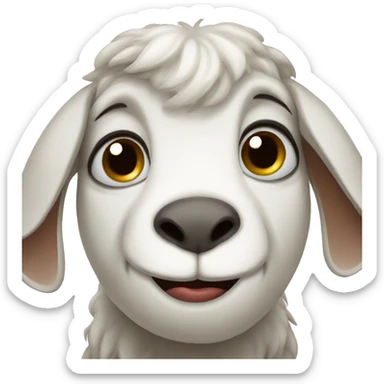 Crying Goat sticker