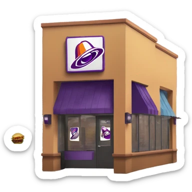 Taco Bell store sticker