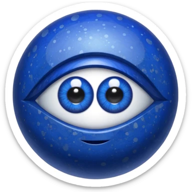 lapis lazuli with eyes  sticker
