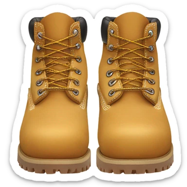 pair of shoes Timberland sticker