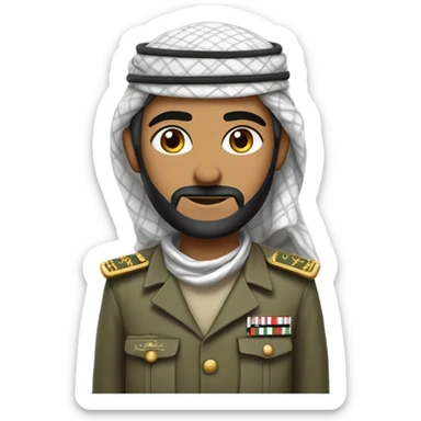 arab freedom fighter sticker