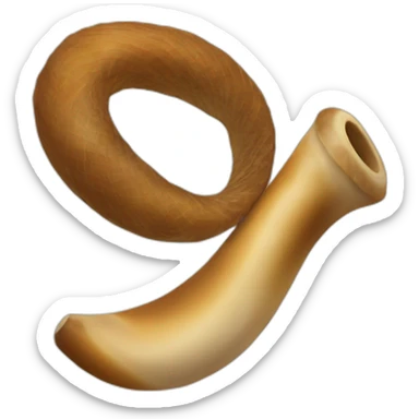 twisty shofar sticker